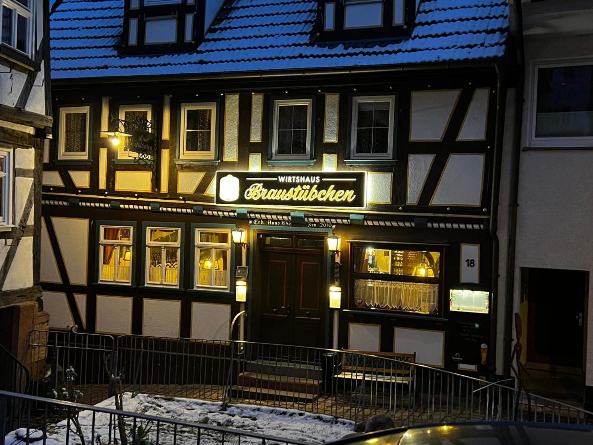 Hotel Gaststaette Braustuebchen Schlitz Esterno foto