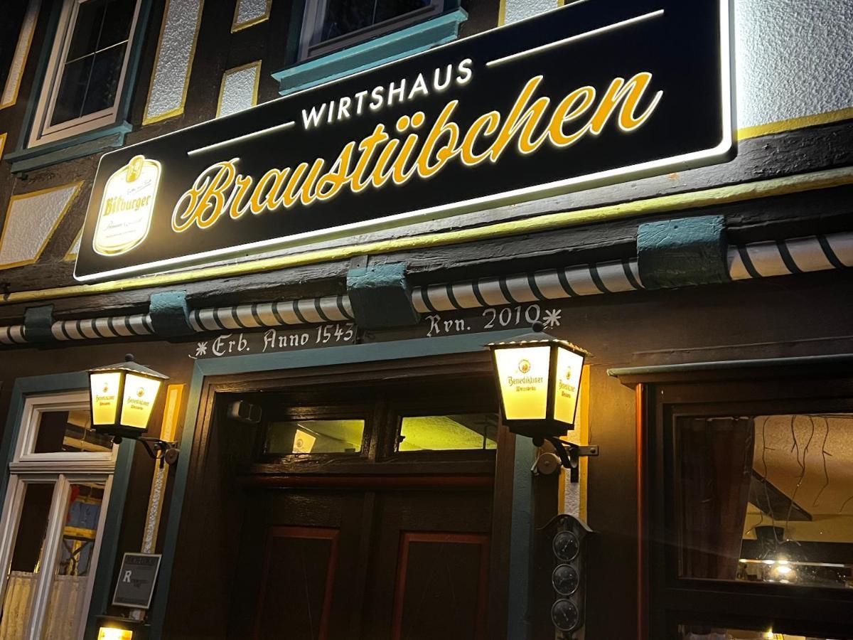 Hotel Gaststaette Braustuebchen Schlitz Esterno foto