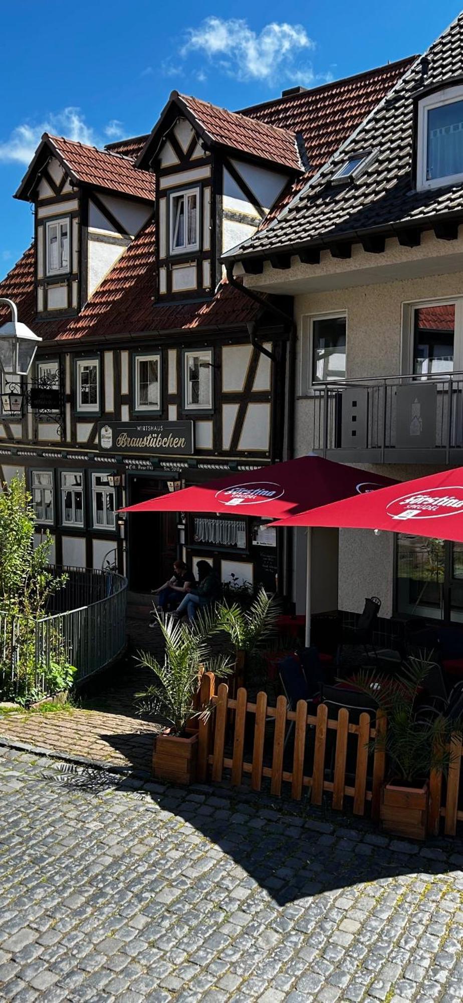 Hotel Gaststaette Braustuebchen Schlitz Esterno foto